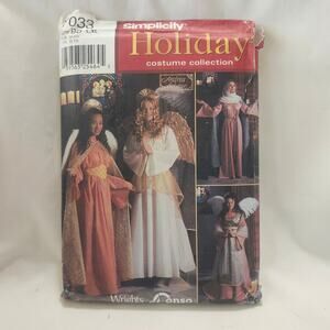 Simplicity Pattern 7033 L-XL Dress Mary Angel Holiday Costume Cosplay Uncut B20
